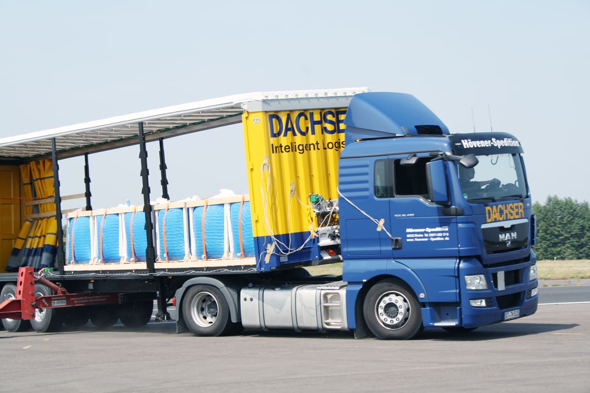 Sicherheitshinweise Indutainer Transport und Lagerung